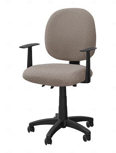  2-tlg./Set Jacquard-Stretch-Bürostuhlbezug - abnehmbar &waschbarer Schonbezug für Computerstuhl
