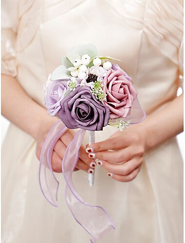  Hochzeit Handgelenk Blumen Sträuße Hochzeit / Veranstaltung / Fest PVC (Polyvinylchlorid) Blumen Stil