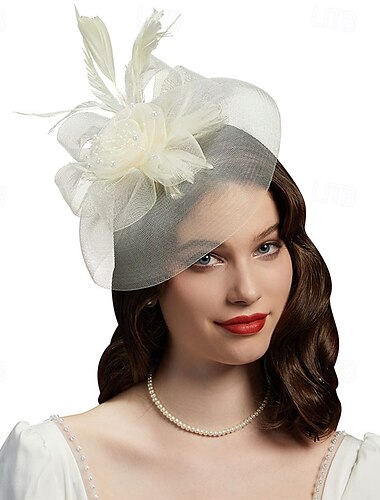  Tocados para fiestas de té para mujeres, tocados de los años 50 con velo, flores, cócteles, bodas, iglesias, sombreros Derby de Kentucky