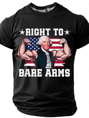  Veterans Day Men's Patriot Patriotic Veteran American US Flag T Shirt Short Sleeve T shirt 3D Print Crew Neck Shirt Daily Military Street Daily Black Blue Green Summer Spring Clothing Apparel S M L