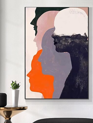  dipinto a olio fatto a mano su tela decorazione artistica da parete figura astratta quadri decorativi per soggiorno arredamento casa dipinto arrotolato senza cornice non allungato