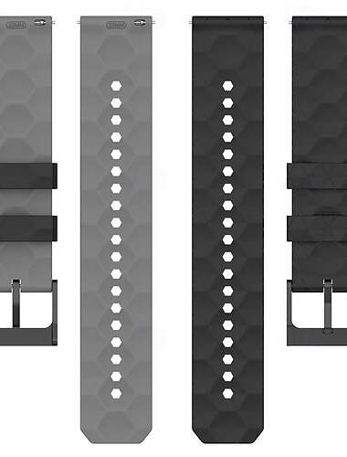  Uhrenarmband für Samsung Galaxy Watch 7/6/5/4 40/44mm, Galaxy Watch 5 Pro 45mm, Galaxy Watch 6/4 Classic 42/46/43/47mm, Watch 3, Active 2, Gear S3 S2 Silikon Ersatz Gurt Verstellbar Solo-Loop Armband