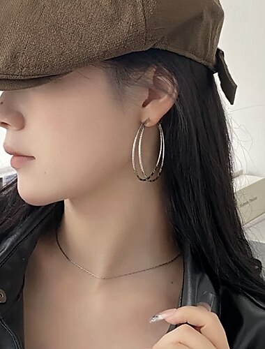  Mujer Pendiente Lujoso Alegría Tropical Elegante Aretes Joyas Plata Para Fiesta
