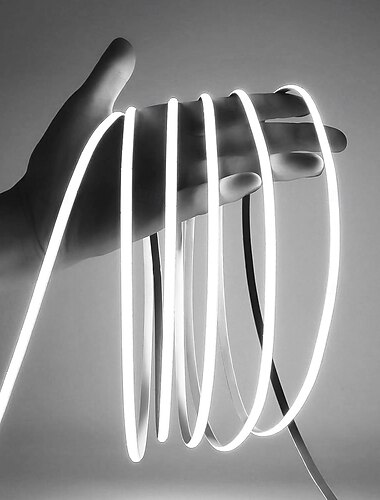  24-V-COB-LED-Lichtleiste, 4–10 m, ultraschmal, 5 mm, 3000 K, 4000 K, 6000 K, LED-Band, CRI90, keine dunklen Bereiche, dimmbar, flexibel und schneidbar, LED-Band, geeignet für die Innendekoration von