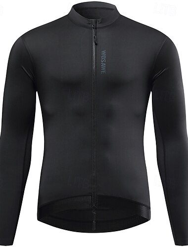  Herren Damen Radtrikot fahrradbekleidung Fahrradtrikot Langarm Fahhrad Trikot mit 3 Gesäßtaschen MTB Mountain Atmungsaktiv Schnelltrocknend Schwarz Weiß Grün Sport Bekleidung