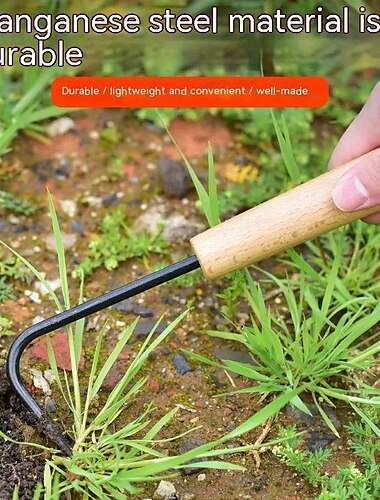  enkele klauw wortel haak losmaak gereedschap handvat wiedmachine tuin wieden tuingereedschap potgrond landschap onderhoud voor buiten tuin graven cultivator onkruid verwijderen