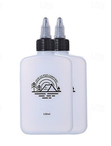 Premium Outdoor Ölflasche für Camping, Grillen &Wandern - auslaufsicher, tragbar &langlebiger 120ml Edelstahlbehälter