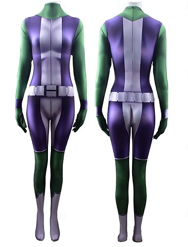 Superheld Zentai-Anzüge Kostüm Bodysuits Karnevalskostüm Cosplay Film Cosplay for Damen Erwachsene Halloween Karneval Leistung Party Junggesellinnenabschiedsparty