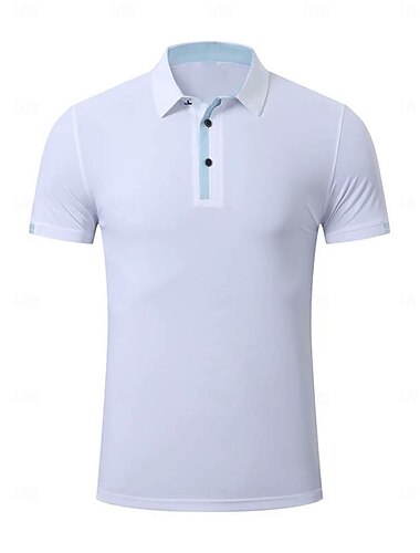  Herren poloshirt Weiß Dunkelmarine Dunkelgrün Kurzarm Shirt Golfkleidung, Kleidung, Outfits, Kleidung