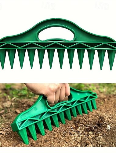  ergonomische handzame plastic tuinpons - snelle boor voor het zaaien van zaden voor het zaaien van groenteplanten, essentieel voor het zaaien in de lente