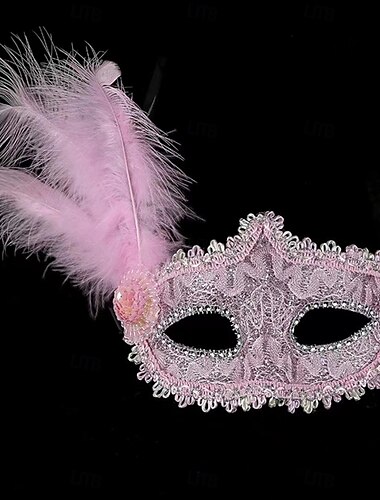 Karnevalsmaske Maske Haloween Figuren Erwachsene Damen Halbes Gesicht Leistung Party Maskerade Karneval Einfaches Karnevalskostüm