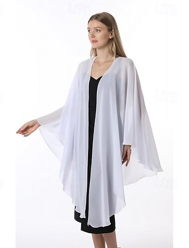  Chiffonschals und -tücher Hochzeits-Partyschalschal für Frauen Brautabendkleid für Kleider zu besonderen Anlässen
