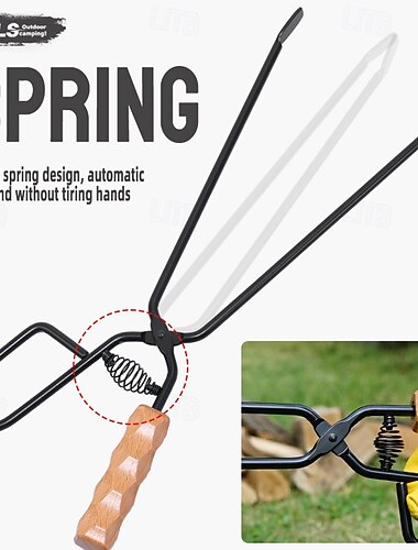  1 neuer Outdoor-Camping-Carbon-Clip, leicht und langlebig, unverzichtbare Ausrüstung für Camping-, Wander- und Grillaktivitäten