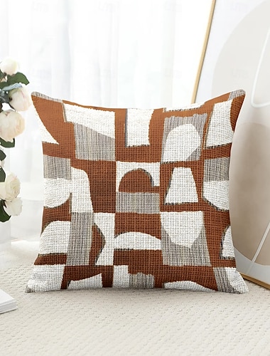  Geometrische Decoratieve Toss Kussens Cover 1PC Zachte Vierkante Bankkussen Case Kussenhoes voor Slaapkamer Woonkamer Sofabank Stoel