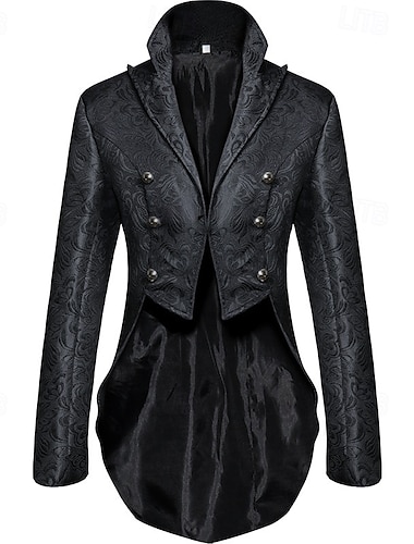  Punk & Gothique Médiéval Steampunk Manteau Bal Masqué Médecin de la peste Homme Steampunk Carnaval Mascarade Soirée Adulte Manteau
