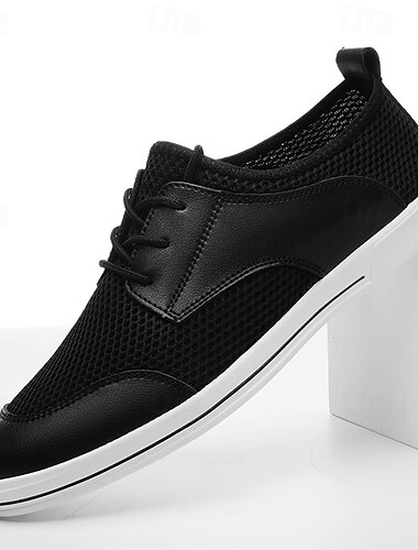  Leichte, atmungsaktive Mesh-Schnürsneaker für Herren – lässige Wanderschuhe mit luftigem Design für Sommer, Reisen und Komfort im Alltag