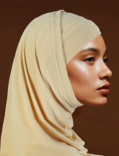 Damen Kopfbedeckungen Hijab-Schals Kopftuch Religiös Dubai islamisch arabisch Muslim Ramadan Erwachsene Schal