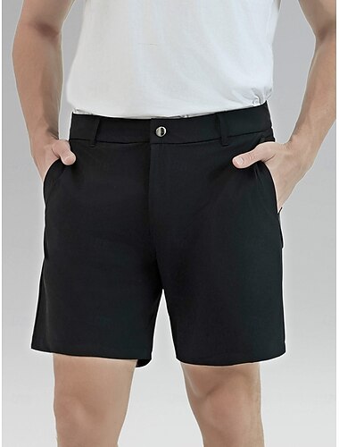  Herren Kurze Golfhosen Schwarz Weiß Marineblau Unten Golfkleidung, Kleidung, Outfits, Kleidung