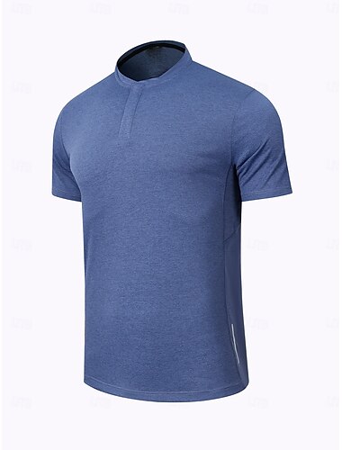  Herren poloshirt Schwarz Weiß Blau Kurzarm Shirt Golfkleidung, Kleidung, Outfits, Kleidung