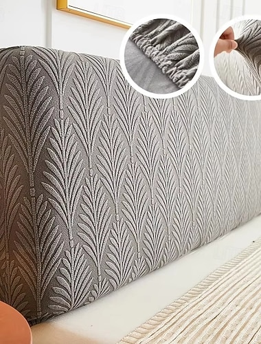  elastisk jacquard sengehodetrekk spandex alt inkludert sengehodetrekk støvtett sengeryggbeskyttelsestrekk soverom dekor 5 størrelser