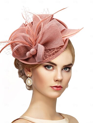  kleiner Teaparty-Hut - 2025 Kentucky Derby Fascinator Pillbox-Hut Kopfschmuck für Frauen