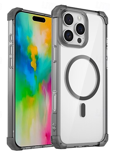  telefon Maska Pentru iPhone 16 15 14 Pro Max Plus iPhone 13 12 Pro Max Capac Spate Magnetic Acceptă încărcarea fără fir Anti Șoc Retro PC