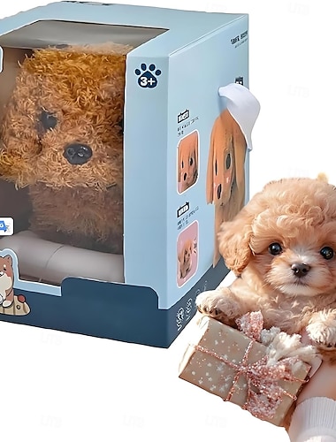  mon chiot robot réaliste, purexlife mon chiot robot réaliste, milow mon chiot robot réaliste, chiot robot qui agit comme un vrai chiot, chien robot doux et mignon qui marche et aboie