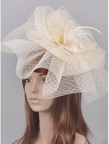  Haarschmuck Tüll Fedora Hut Hochzeit Elegant Vintage Mit Tüll Kopfschmuck Hüte Derby Fascinators Renntag Kleid 2025