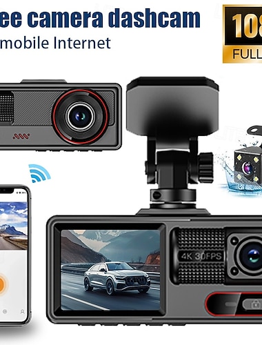  LED 1080p CMOS Bekabeld / Draadloos 180 graden Auto-achteruitrijmonitor Plug en play / Nacht Zicht voor Automatisch