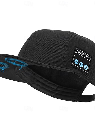  Neue Mütze mit Bluetooth-Lautsprecher, verstellbare Bluetooth-Mütze, kabellose intelligente Freisprechkappe für Outdoor-Sport, Baseballkappe mit Mikrofon