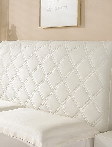  Verdickte Bett Kopfteil Abdeckung Gep quiltetes Kopfteil Slipcover Twin/Queen/Voll/König Samt Staubdichter Kopfteil Schutz Bett Rückenlehnenabdeckung Schlafzimmer Dekoration