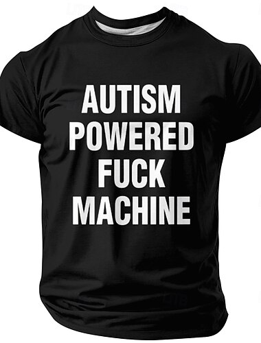  Férfiak Rude Offensive Vicces Szleng Póló Rövid Ujjú Póló 3D Nyomtatás Kerek Nyakú Póló Divatos Napi Utca Napi Fekete Kék Zöld Nyár Tavasz Ruházat S M L XL XXL XXXL