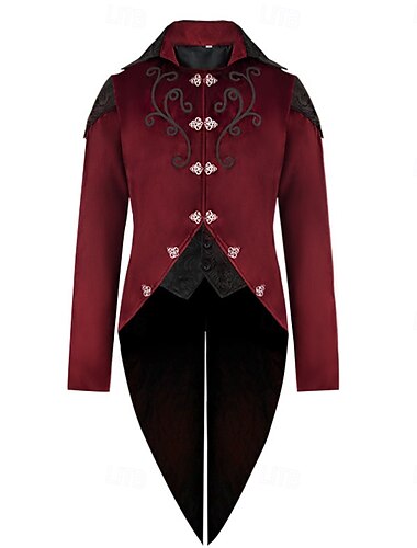  Punk & Gothic Mittelalterlich Steampunk Mantel Maskerade Vampir Pestdoktor Herren königlich Steampunk Karneval Maskerade Party Erwachsene Mantel