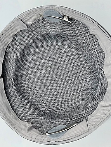  Chapeaux Polyester Chapeau Fedora Mariage Anniversaire Elégant Rétro Vintage Le style mignon Avec Fleur Casque Couvre-chef