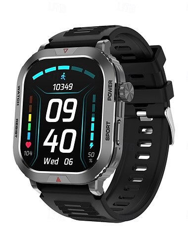  696 ZW66 Chytré hodinky 2.01 inch Inteligentní hodinky Bluetooth EKG + PPG Krokoměr Záznamník hovorů Kompatibilní s Android iOS Dámské Muži Hands free hovory Záznamník zpráv IP 67 46mm pouzdro na