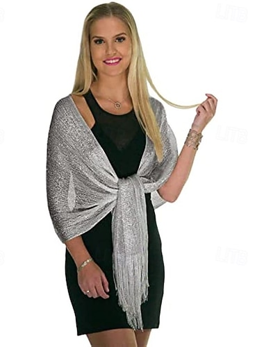  женские сверкающие металлические шали и накидки для вечерних платьев свадебных вечеринок
