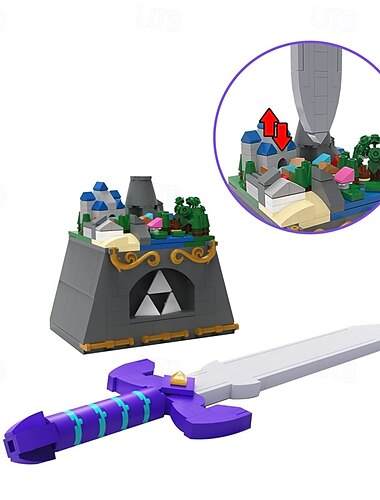  Breath of the Wild Link-Baukästen für Erwachsene und Kinder Link-Minifiguren-Baukasten Spielspieler-Sammlung Kreative Bausteine Modellspielzeug