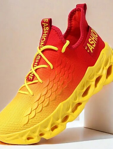  Grüne Laufsneaker für Herren mit Mesh-Obermaterial und leichtem Design – atmungsaktive, bequeme Sportschuhe für Sport, Training und Freizeit