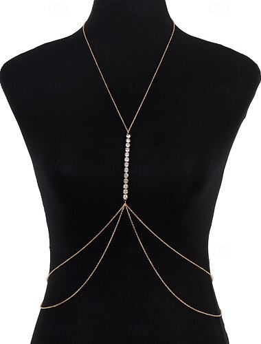  Lange Halskette Chrom Damen elegante personalisierte klassische Halskette für Jubiläumsparty Valentinstag