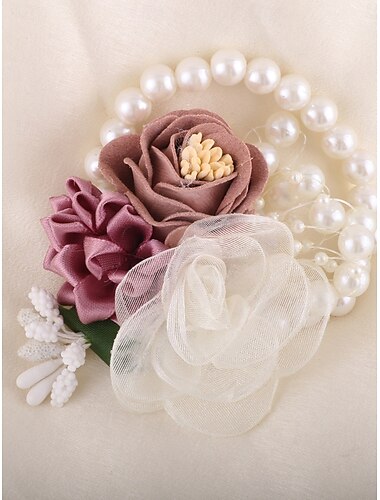  Hochzeit Handgelenk Blumen Armbandblume Hochzeit / Veranstaltung / Fest Stoffe Blumen Stil
