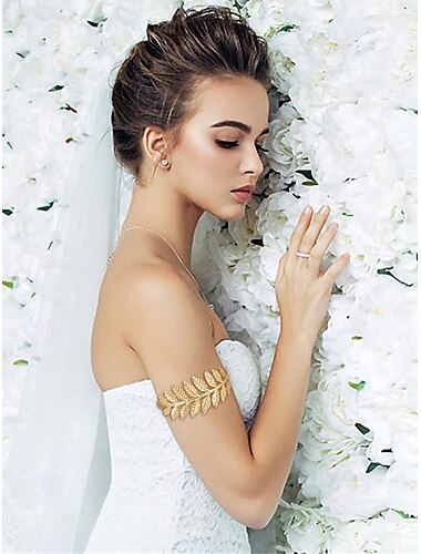  Leaf Design Armband Bracelet for Women – Adjustable Gold, Rose Gold, and Silver Options for Weddings and Special Occasions