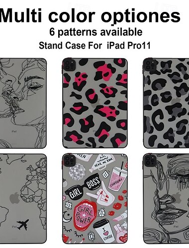  Tableta Carcasa Funda Para Apple iPad Air de 11"(2024) iPad Air de 13"(2024) iPad Pro de 11"(2024) iPad Pro de 13"(2024) iPad 10.9'' 10 iPad Air 5.º ipad 9th 8th 7th Generation 10.2 inch iPad aire 3
