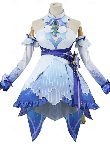  Genshin Impact Nilu Anime Cosplay Kostüm Cosplay Perücken Cosplay-Anzüge Cosplay Perücken Halloween Maskerade Leistung Party Kleid Ärmel Weitere Accessoires Für Damen Erwachsene