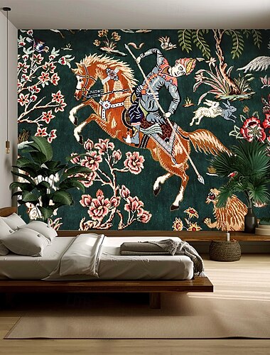  Mittelalterliche Wandteppich Mittelalter Wandteppich ethnisch Vintage Wandkunst Großer Wandteppich Wanddekoration Fotohintergrund Decke Vorhang Zuhause Schlafzimmer Wohnzimmer Dekoration