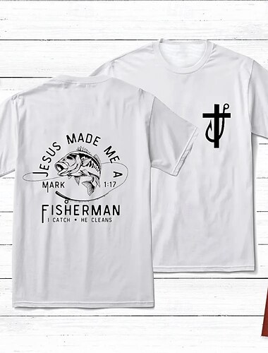  イースター 男性用 観賞魚用 イエス Tシャツ 半袖 Tシャツ 3Dプリント クルーネック シャツ デザイナー カジュアル パーティー 祝日 ブラック ホワイト ルビーレッド 夏 春 衣類 S M L XL XXL XXXL