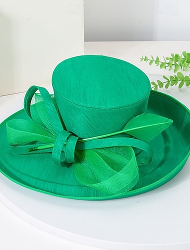  Chapeaux Polyester Occasionnel Plage Simple Avec Nœud Casque Couvre-chef