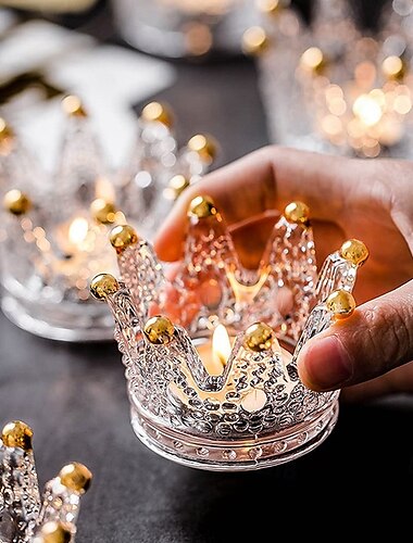  kristály gyertyatartó (a gyertya nem tartozék), elegáns lakberendezés, ajándék apák napjára, anyák napjára, karácsonyra, valentin napra, évfordulóra, születésnapra, romantikus asztaldísz