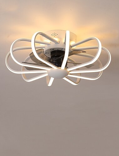  10-Light 60 cm Tompítható Mennyezeti ventilátor Fém Szilikagél Modern Skandináv stílus 220-240 V