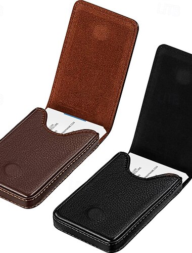  1 pz porta biglietti da visita in pelle PU porta biglietti da visita tascabile con chiusura magnetica