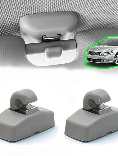  2pc מגן שמש מתלה תושבת קליפ עבור vw bora iv golf 4 gti jetta a4 passat b5 b6 polo 9n beetle caddy skoda octavia 2 a5